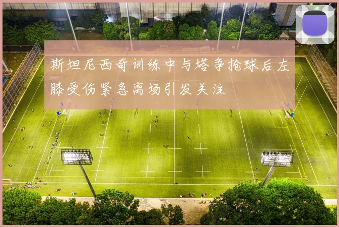 斯坦尼西奇训练中与塔争抢球后左膝受伤紧急离场引发关注